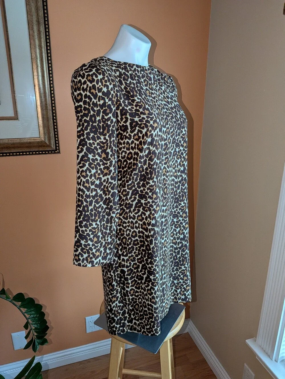 J.Crew Leopard Print Shift Dress - Brown Size O